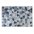 200x300cm Large Floor Blue Triangle Mirage Rug – Modern Area Carpet for Bedroom & Lounge