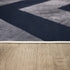 200x300cm Large Floor Blue Chevron Stripes Rug – Modern Area Carpet for Bedroom, Living Room, Lounge or Home Décor Mat
