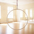 Aerial Yoga Hoop 90CM Lyra Hoop Circus Single Point Aerial Ring Set