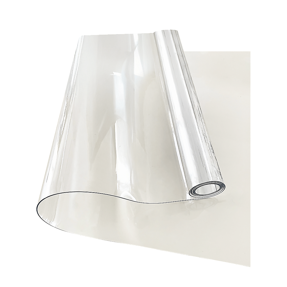 PVC Tablecloth Protector 107X213.4CM Clear Plastic Table Cloth Cover Transparent