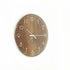 14-inch Round Wall Clock Silent Non-Ticking Quartz Battery Operated Wood Grain