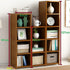 3 Piece Bamboo Adjustable Shelf Set – Bookcase Display Storage Rack Stand