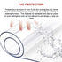 PVC Tablecloth Protector Table Cover Dining Table Cloth Plastic 2800x1170mm 2.0mm