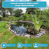 Fish Pond Liner 3 x 4.6m x 0.5mm Garden Pool Membrane Reinforced