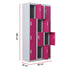 12-Door Locker for Office Gym Shed School Home Storage - Padlock-operated