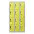 12-Door Locker for Office Gym Shed School Home Storage - Padlock-operated