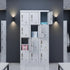 12-Door Locker for Office Gym Shed School Home Storage - Standard Lock with Keys