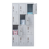 12-Door Locker for Office Gym Shed School Home Storage - Standard Lock with Keys