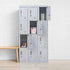 12-Door Locker for Office Gym Shed School Home Storage - Padlock-operated