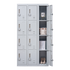 12-Door Locker for Office Gym Shed School Home Storage - 4-Digit Combination Lock