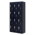 12-Door Locker for Office Gym Shed School Home Storage - Padlock-operated