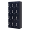 12-Door Locker for Office Gym Shed School Home Storage - 4-Digit Combination Lock