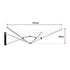 Wall Mounted 5 Arm 26m Clothes Airer Folding Concertina Cloth Dryer Washing Line