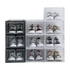 Sneaker Display Case Shoe Storage Organizer Box Stackable Plastic Clear Magnetic