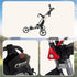 Randy & Travis 3-Wheel Foldable Golf Buggy Trolley Cart with Lockable Console