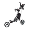 Golf Club Buggy Trolley Cart Compact Foldable 3 Wheel