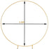 3M Gold Wedding Hoop Round Circle Arch Backdrop Flower Display Stand Frame Background