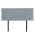Linen Fabric Queen Bed Deluxe Headboard Bedhead - Berlin Blue