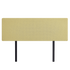 Linen Fabric King Bed Deluxe Headboard Bedhead - Sulfur Yellow