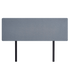 Linen Fabric King Bed Deluxe Headboard Bedhead - Berlin Blue