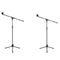 Stage Stands Tripod Mic Stand with Boom 2-Pack