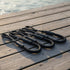 4 Pack Marine Bungee Dock Line Boat Mooring Rope Anchor Cord Stretch
