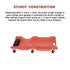 92cm Rolling Mechanics Creeper – Garage Crawler Board with 6 Castors