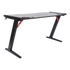 LED Gaming Desk Computer Table with Cup Holder Headphone Hook Cable Hole
