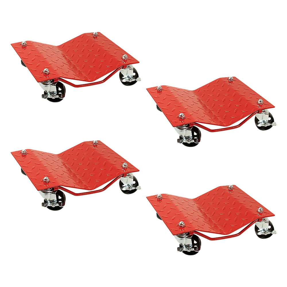 Auto Dolly Car Dolly Wheel Tire 12"x16" Skate 6000lb Repair Slide Set of (4)