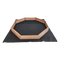 Kids Large Octagonal Wooden Sandpit, FSC Certified Timber, 206cm Bench Seats