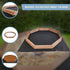Kids Large Octagonal Wooden Sandpit, FSC Certified Timber, 206cm Bench Seats