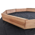 Kids Large Octagonal Wooden Sandpit, FSC Certified Timber, 206cm Bench Seats
