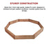 Kids Large Octagonal Wooden Sandpit, FSC Certified Timber, 206cm Bench Seats