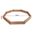 Kids Large Octagonal Wooden Sandpit, FSC Certified Timber, 206cm Bench Seats