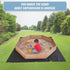 Kids Sand Pit Large Octagonal Wooden Sandpit