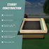 Wooden Kids Backyard Sandbox Children Outdoor Play Toy Sandpit