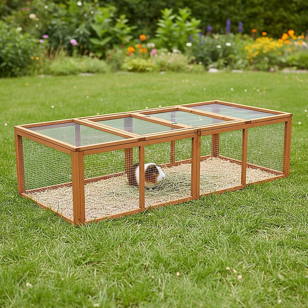 Chicken coop LARGE Run Guinea Pig Cage Villa Extension Rabbit hutch house pen