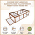 Chicken coop LARGE Run Guinea Pig Cage Villa Extension Rabbit hutch house pen