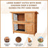 Large Rabbit Hutch with BASE Chicken Coop 2 Storey Guinea Pig Pet Cage House