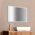 Rectangular Mirror LED Anti-Fog Illuminated Bathroom Living Room - 120x80cm