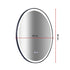 Oval Mirror LED Anti-Fog Illuminated Bathroom Living Room