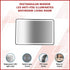 Rectangular Mirror LED Anti-Fog Illuminated Bathroom Living Room