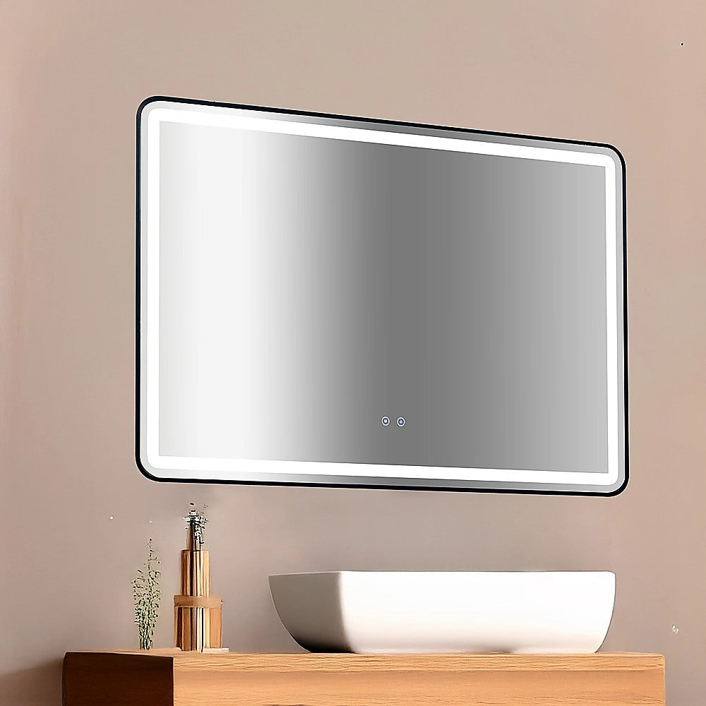 Rectangular Mirror LED Anti-Fog Illuminated Bathroom Living Room