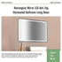 Rectangular Mirror LED Anti-Fog Illuminated Bathroom Living Room