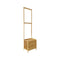 42x165cm Wooden Hall Stand Modern Style Minimalist Home Floor Coat Rack with Drawer