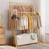 100x155cm Clothes Rail Rack Rack Garment Rack Freestanding Hanger Bedroom Clothing Rack With Lower Storage Shelf