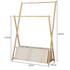 100x155cm Clothes Rail Rack Rack Garment Rack Freestanding Hanger Bedroom Clothing Rack With Lower Storage Shelf