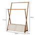 100x155cm Clothes Rail Rack Rack Garment Rack Freestanding Hanger Bedroom Clothing Rack With Lower Storage Shelf