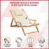 Premium Foldable Outdoor Sling Chair Patio Lounge