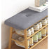 Shoe Stool Storage Rack Cabinet Multifunctional Space Saving